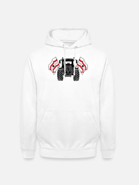 Drenthe_Tractor_Pride - Unisex Hoodie - white