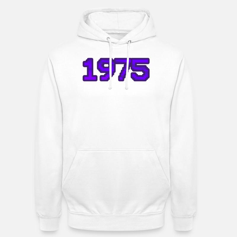 Nerd 1975 - Sweat-shirt à capuche unisexe - blanc