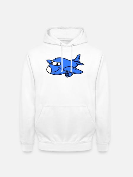 Airplane Kids - Unisex Hoodie - white