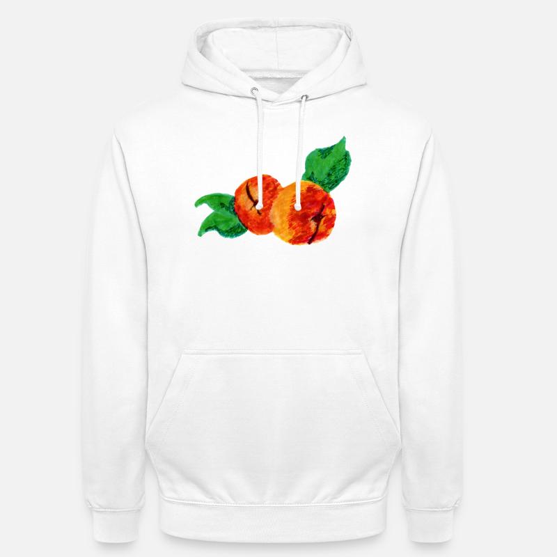 Style abricot - Sweat-shirt à capuche unisexe - blanc