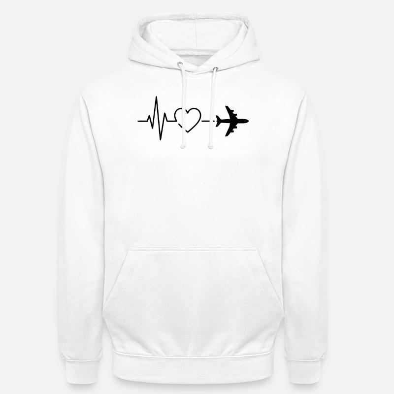 Voyage - Sweat-shirt à capuche unisexe - blanc