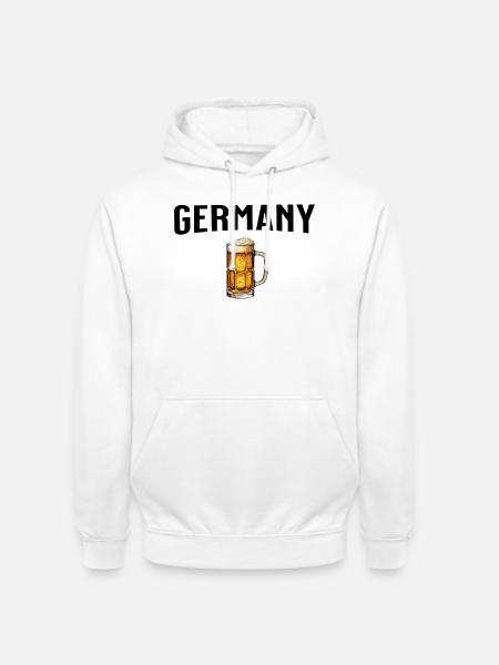 Germany Beer - Unisex Hoodie - Weiß