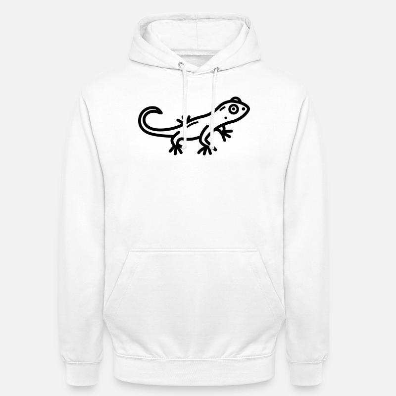 lizard - Unisex Hoodie - white