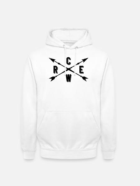 Crew Pfeile - Unisex Hoodie - Weiß