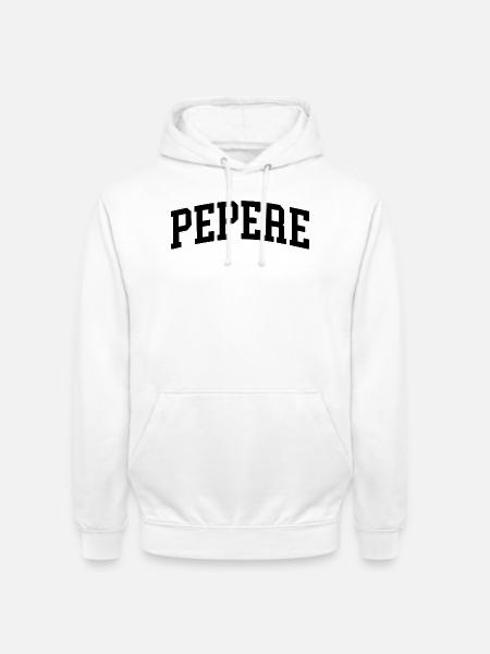 Pepere Französischer Opa Pepere - Unisex Hoodie - Weiß