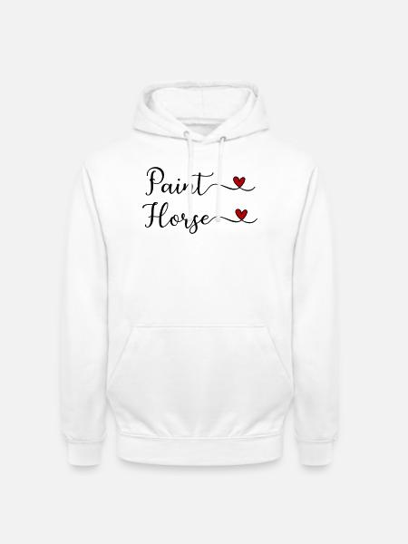 Paint Horse - Unisex Hoodie - Weiß