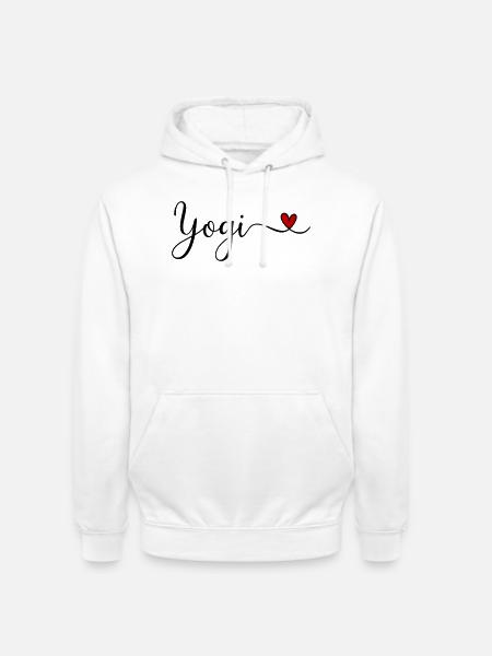 Yogi - Unisex Hoodie - Weiß
