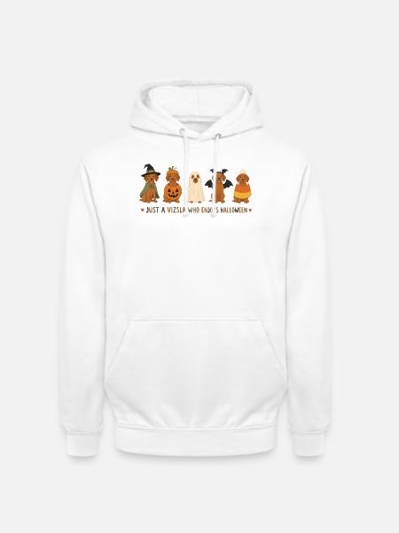 Vizsla Halloween-Crew - Unisex Hoodie - Weiß