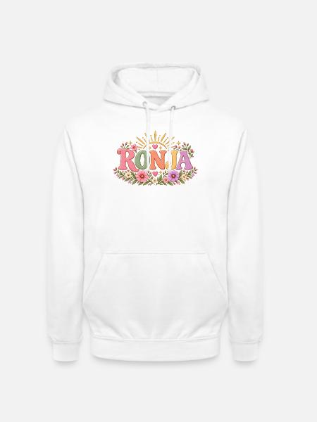 Ronja - Unisex Hoodie - Weiß