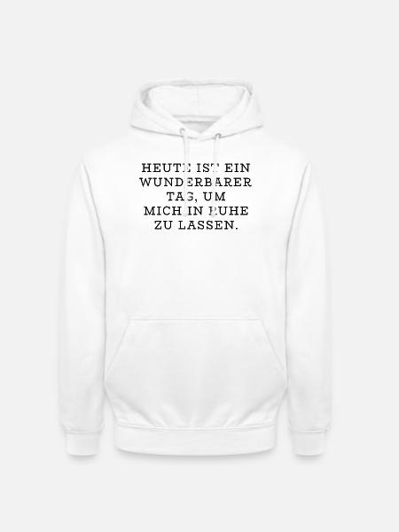 Ruhe Design - Unisex Hoodie - Weiß