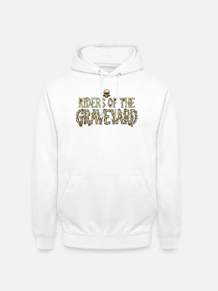 Riders Of The Graveyard Skelett - Unisex Hoodie - Weiß