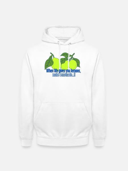 LIMONADE - Unisex Hoodie - Weiß