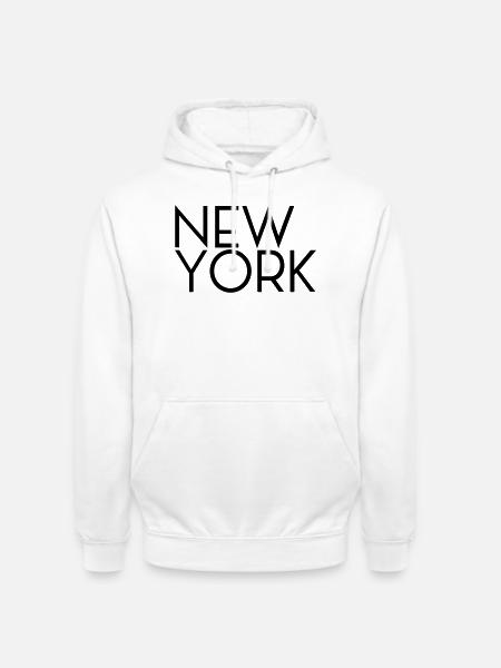 New York - Unisex Hoodie - Weiß