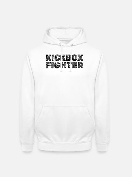 Kickbox Fighter - Unisex Hoodie - Weiß