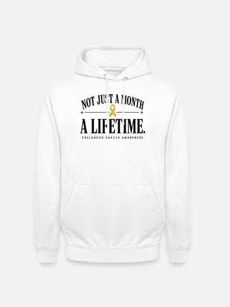 Nicht Nur Ein Monat, Sondern Lebenslanges - Unisex Hoodie - Weiß