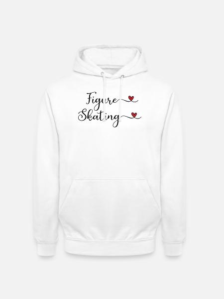 Eiskunstlauf - Unisex Hoodie - Weiß