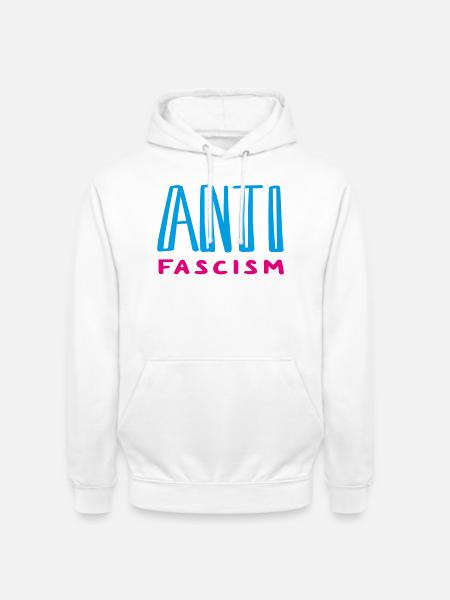 Antifascism - Unisex Hoodie - Weiß