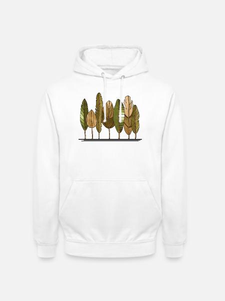 Baum - Unisex Hoodie - Weiß