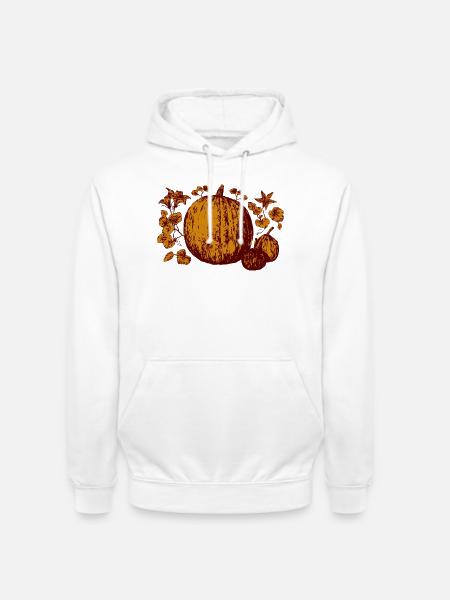 kürbisse - Unisex Hoodie - Weiß