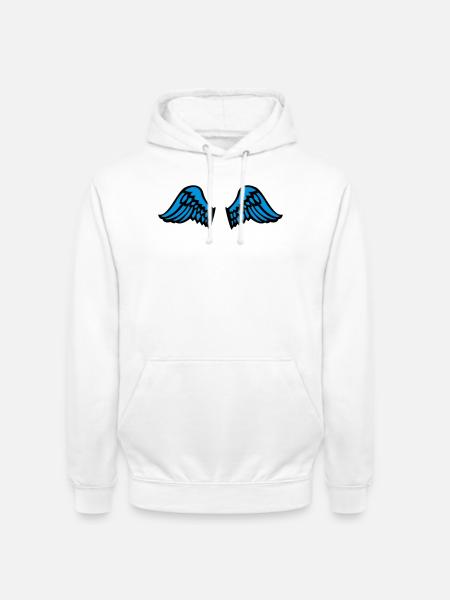 wings - Unisex Hoodie - Weiß