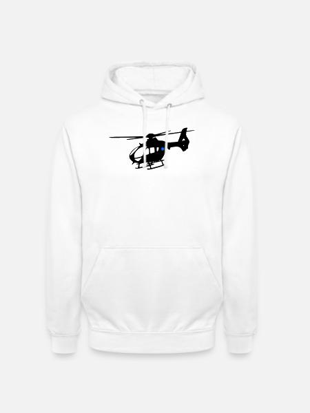 Notarzthubschrauber - Unisex Hoodie - Weiß
