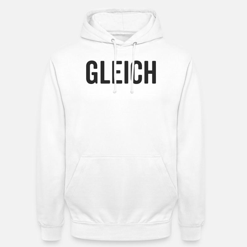 Gleich Statement Design - Unisex Hoodie - Weiß