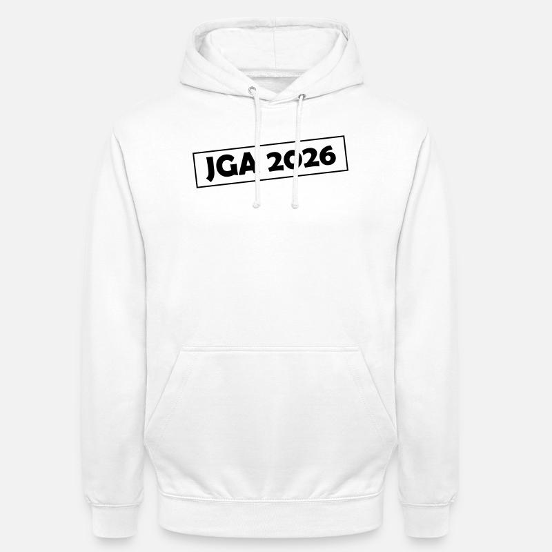 JGA 2026 - Sweat-shirt à capuche unisexe - blanc