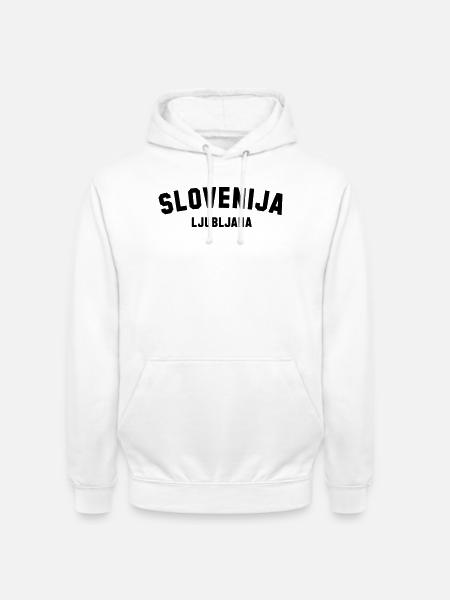 LJUBLJANA Slovenia Slowenien - Unisex Hoodie - Weiß