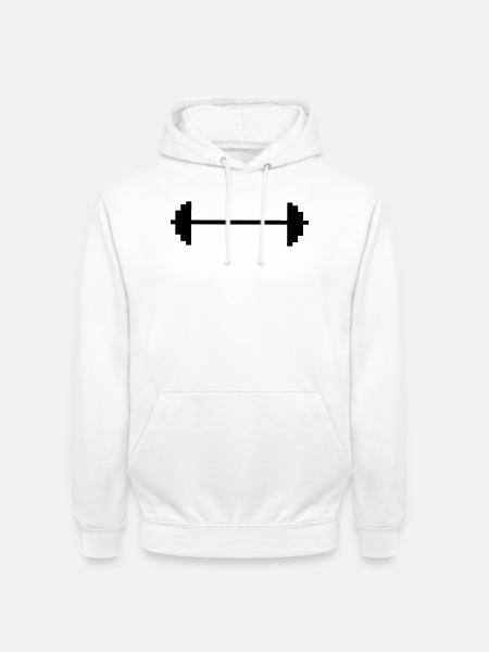 2541614 14692812 weights - Unisex Hoodie - white