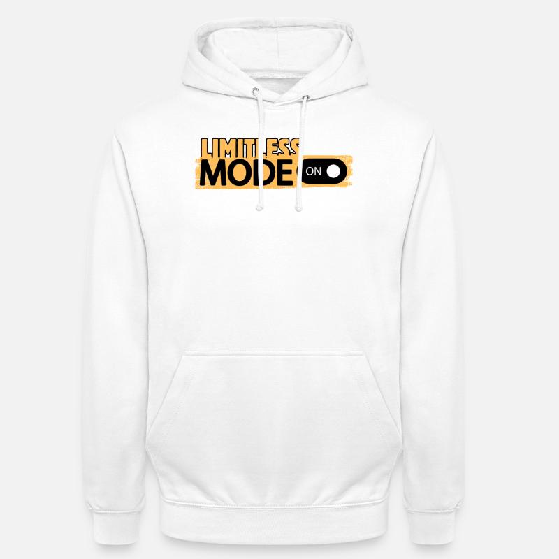 Mode Sans Limites Activé - Sweat-shirt à capuche unisexe - blanc