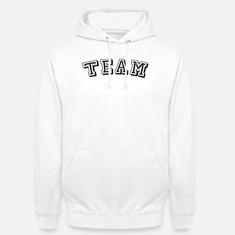 TEAM Design - Unisex Hoodie - Weiß