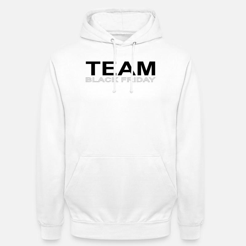 Team Black Friday - Unisex Hoodie - Weiß