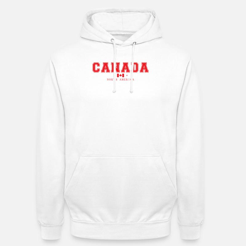 Canada - Sweat-shirt à capuche unisexe - blanc