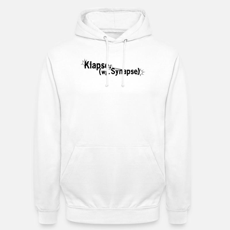 Gifles dues à la synapse - Sweat-shirt à capuche unisexe - blanc