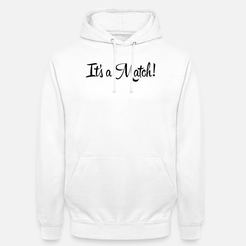 It's a Match! - Unisex Hoodie - white