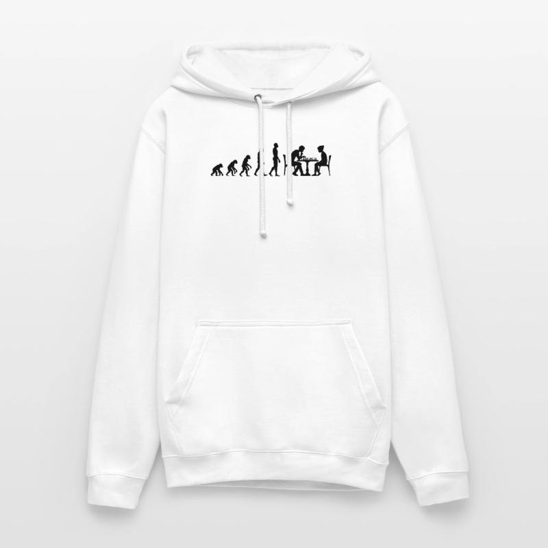 EVOLUTION TO CHESS MASTER – MATE! CHESSLOVER Unisex Hoodie