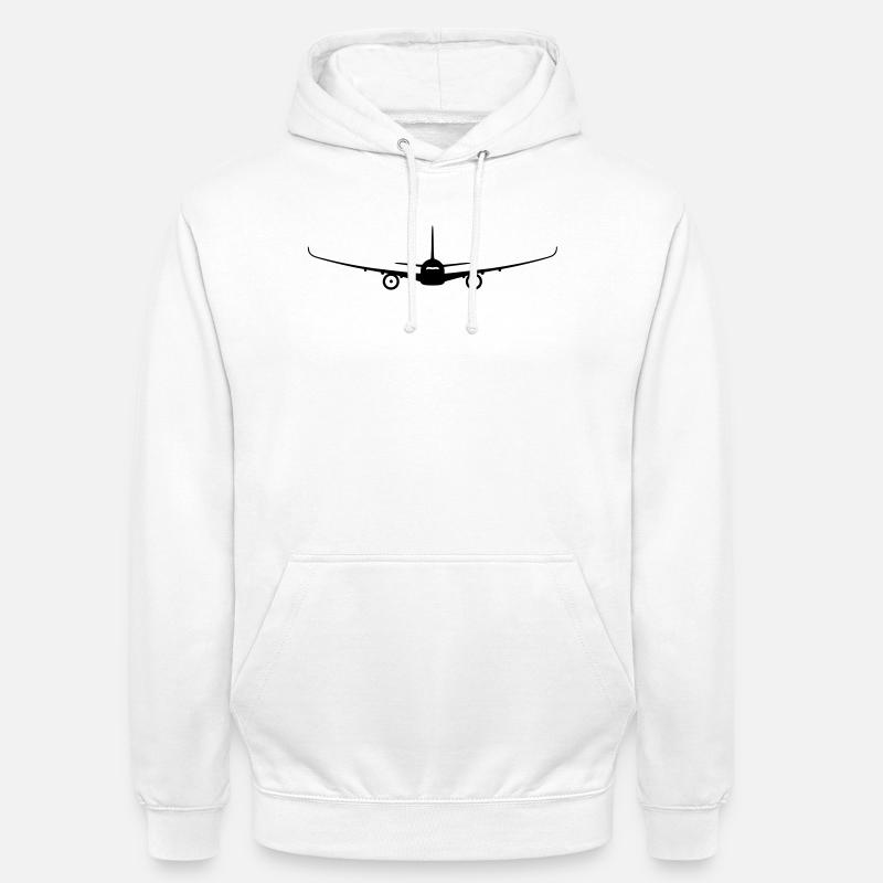 Flugzeug - Unisex Hoodie - Weiß