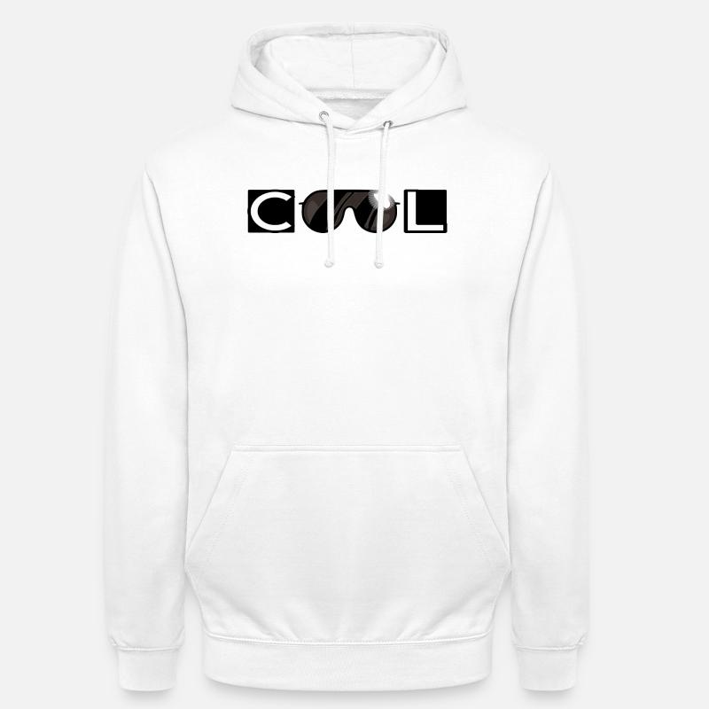 cool - Sweat-shirt à capuche unisexe - blanc
