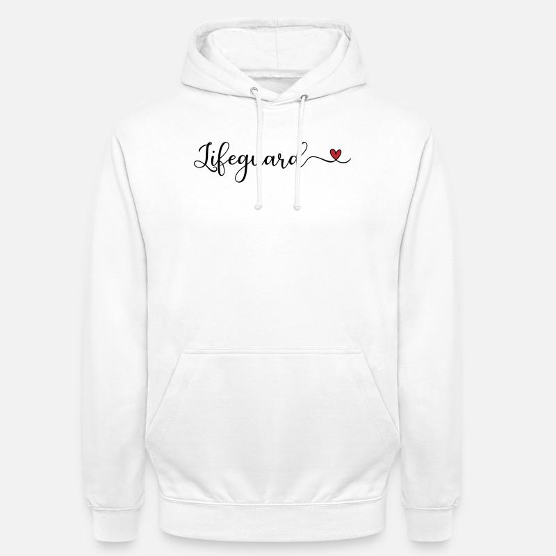 Maître nageur - Sweat-shirt à capuche unisexe - blanc