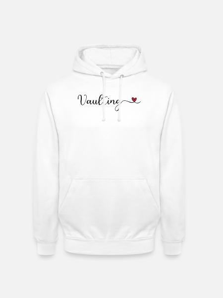 Vaulting Heart - Unisex Hoodie - Weiß