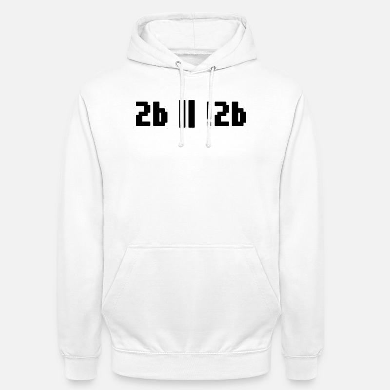 2b ou pas 2b – Programmeur de Shakespeare Hamlet - Sweat-shirt à capuche unisexe - blanc