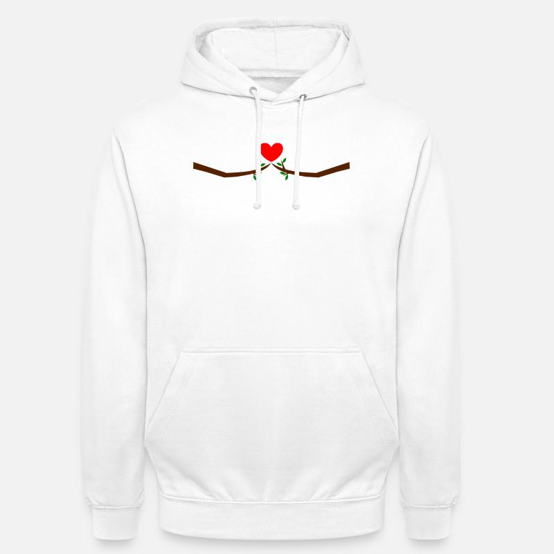 Saint-Valentin, Saint-Valentin, Saint-Valentin - Sweat-shirt à capuche unisexe - blanc
