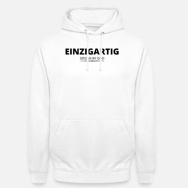 Einzigartig - Unisex Hoodie - Weiß
