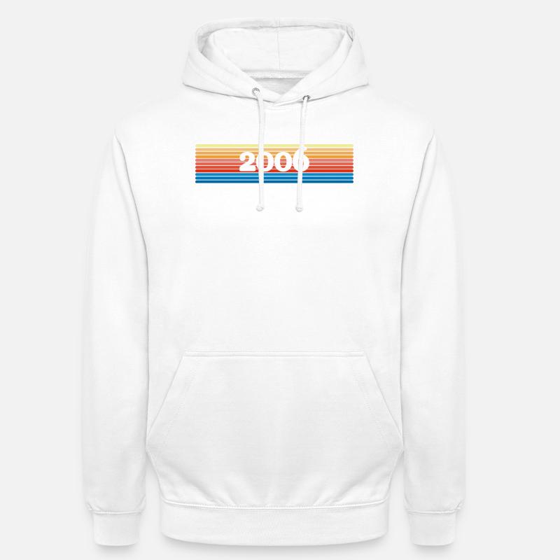 Rainbow 2006 - Sweat-shirt à capuche unisexe - blanc
