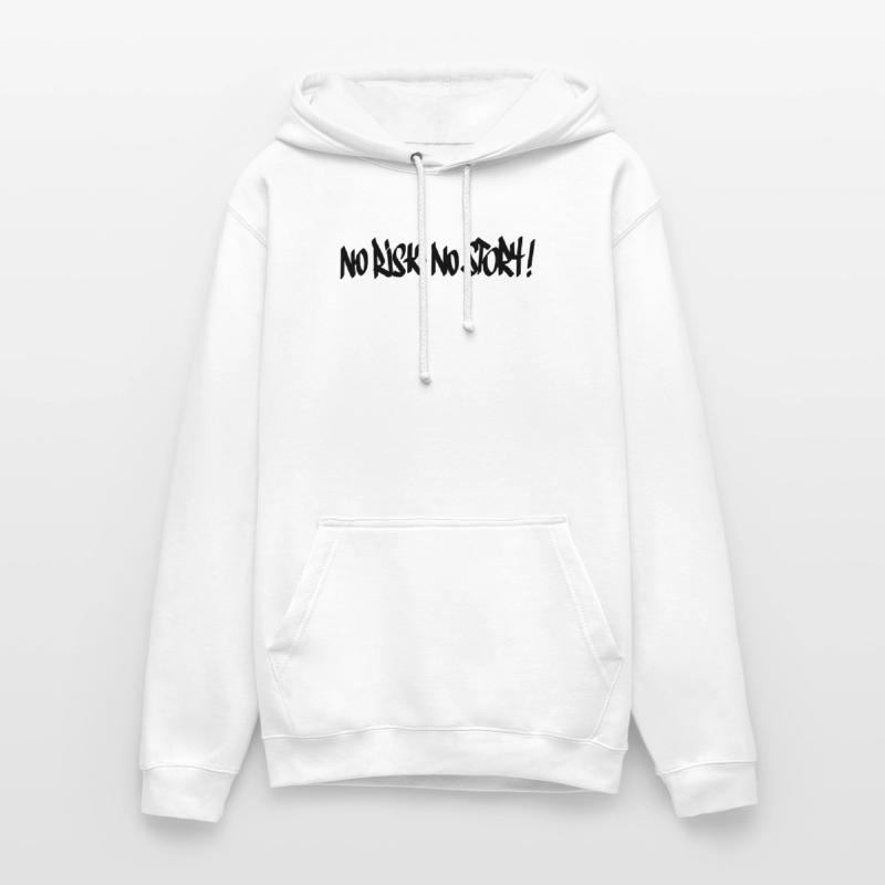 Pas de risque, pas de devise de l’histoire Sweat-shirt à capuche unisexe