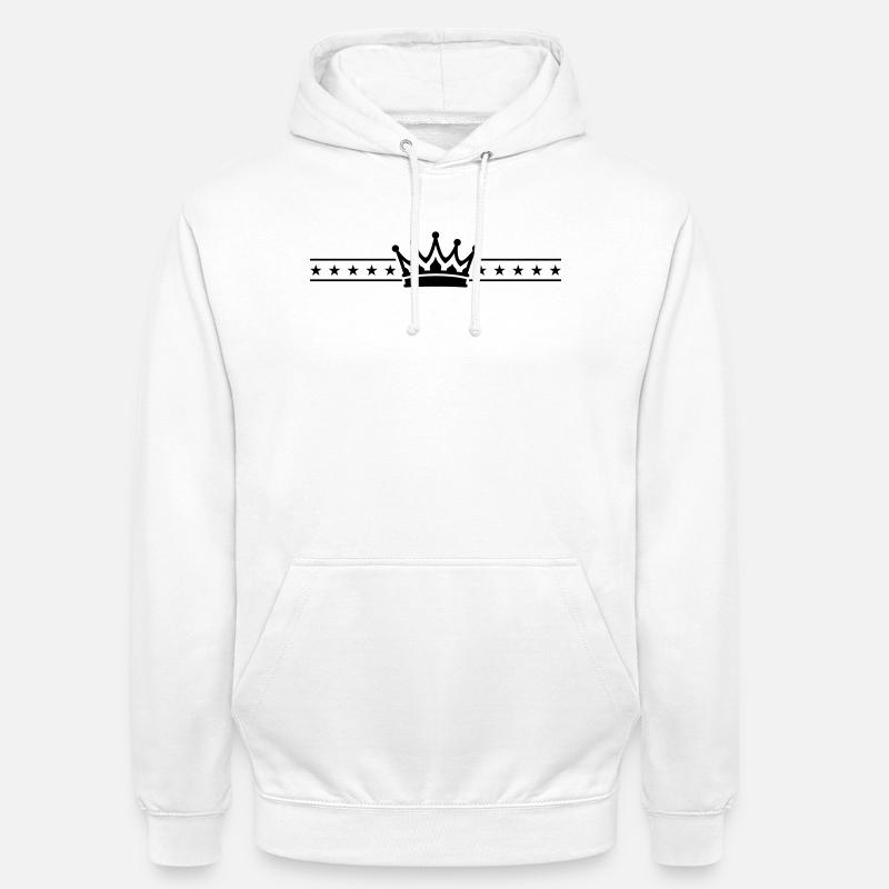 Élément de la couronne - Sweat-shirt à capuche unisexe - blanc