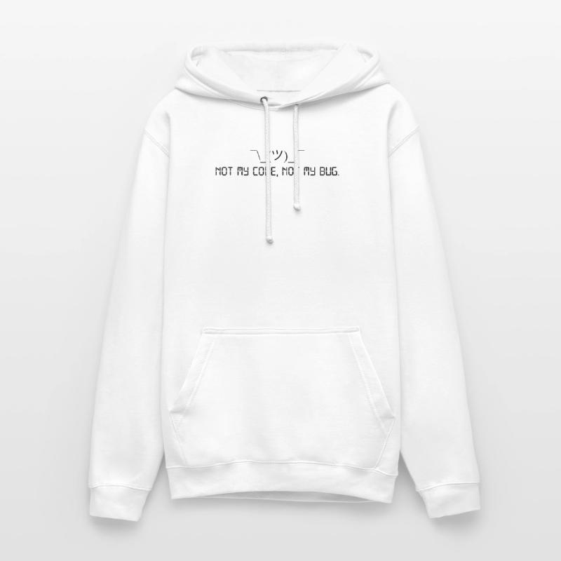 Pas mon code, pas mon bug. Sweat-shirt à capuche unisexe
