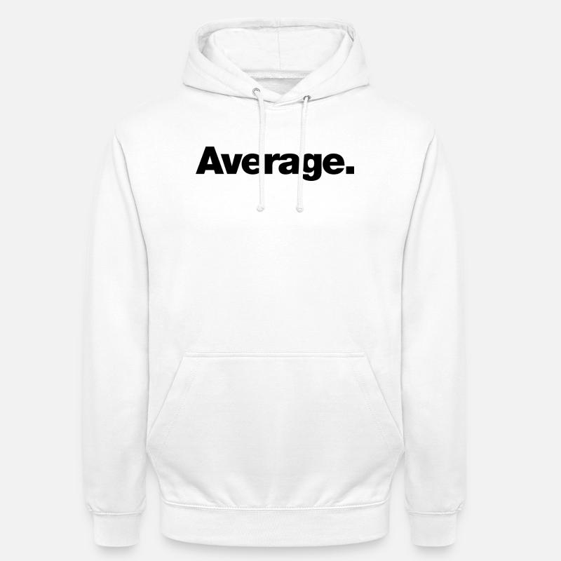 moyenne - Sweat-shirt à capuche unisexe - blanc