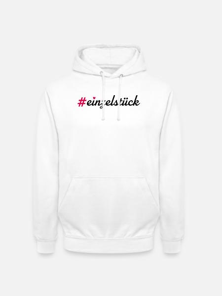 Einzelstück - Unisex Hoodie - Weiß