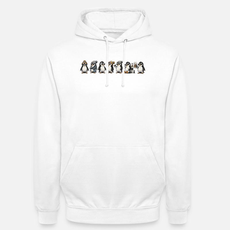 Ping frais - Sweat-shirt à capuche unisexe - blanc